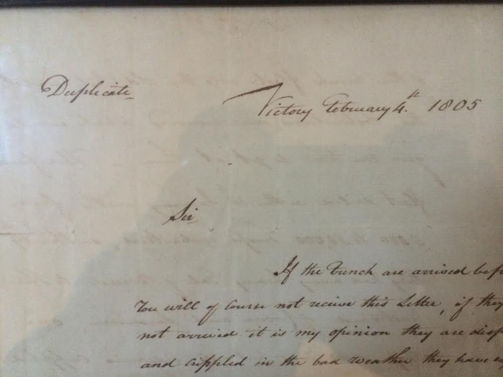 Nelson Victory letter.jpg